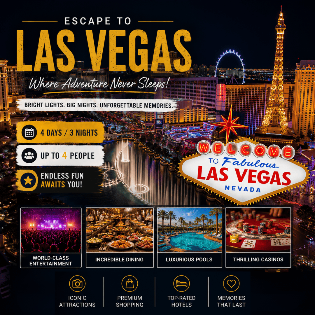 Luxor Hotel and Casino — 4D/3N Las Vegas, NV